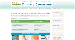 Desktop Screenshot of climate.calcommons.org